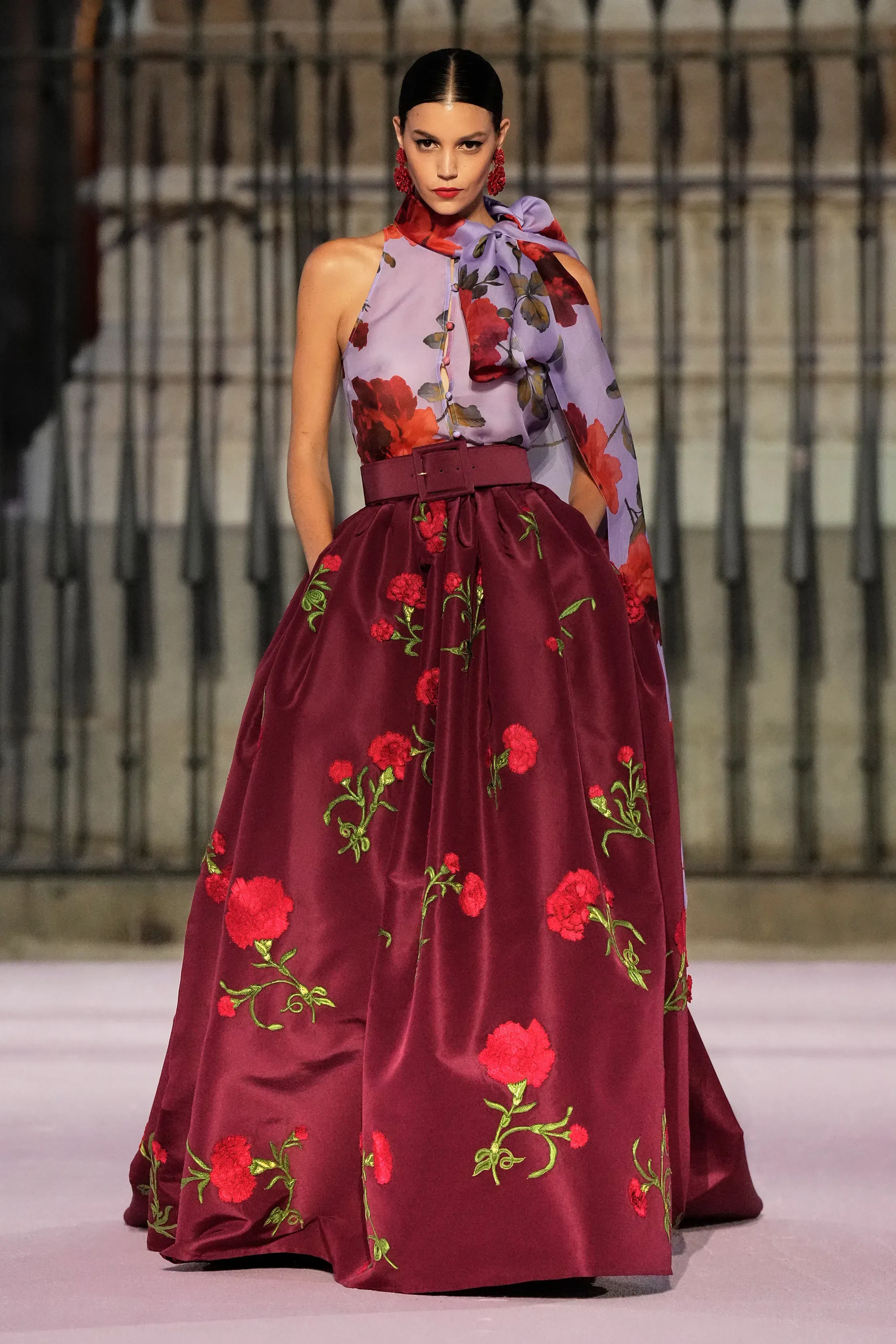 carolina herrera red dress runway Carolina Hererra | Spring/Summer 2026