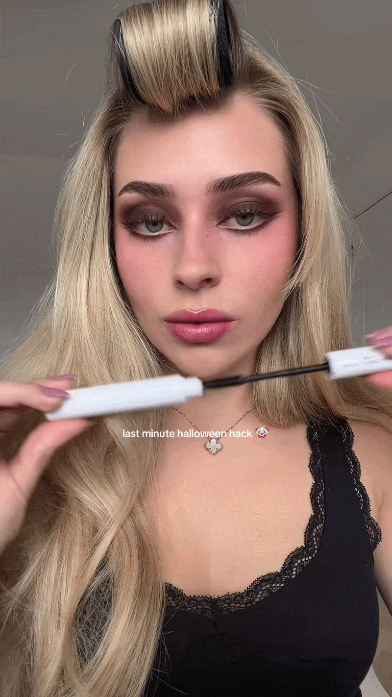 Easy clown makeup for Halloween