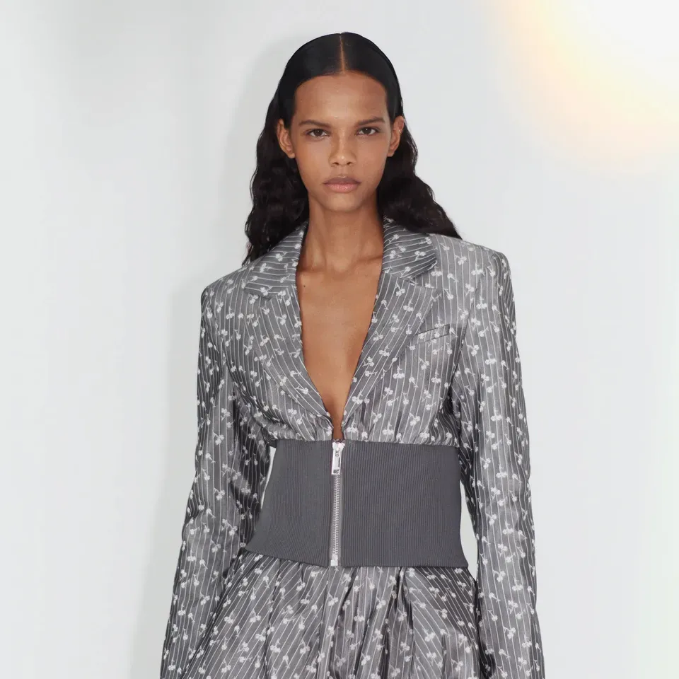 最終値下2025新作ganni チェック柄 ベレー帽スノ渡辺さん番組着用同型 Ganni_Resort_2025_2405e2d4d0.webp