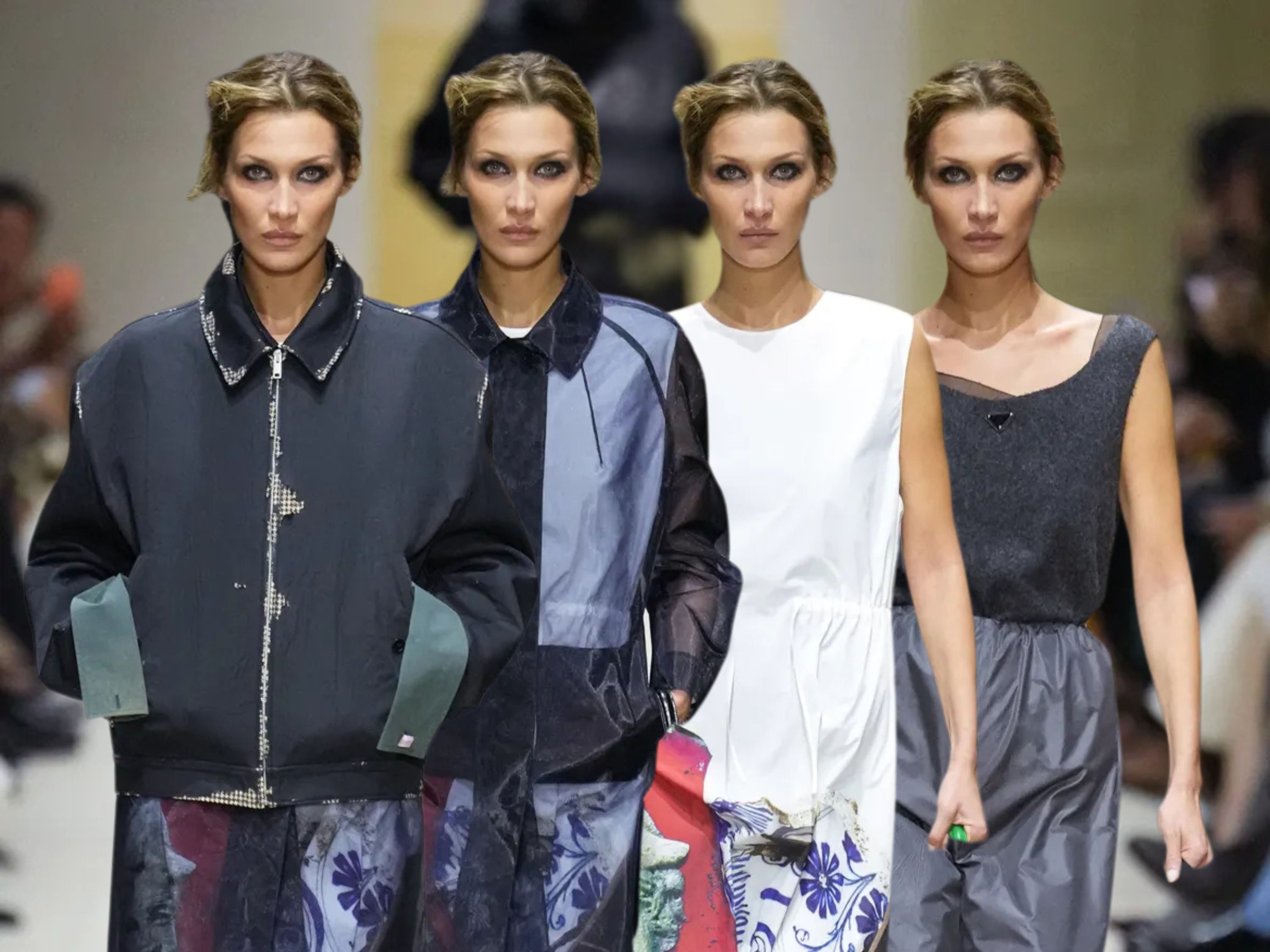 Watch the models undress on the Prada runway - Vogue Scandinavia