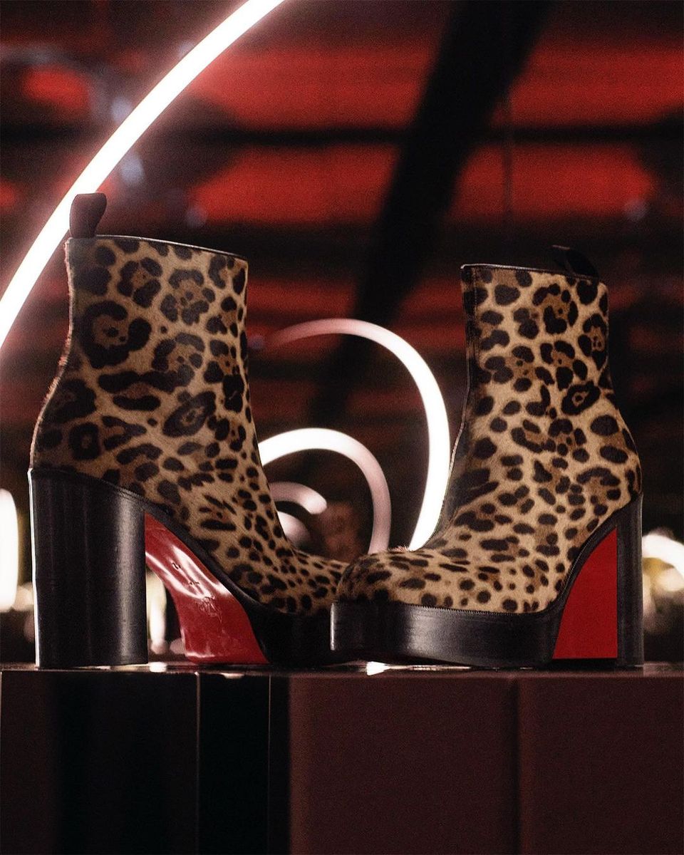leopard boots